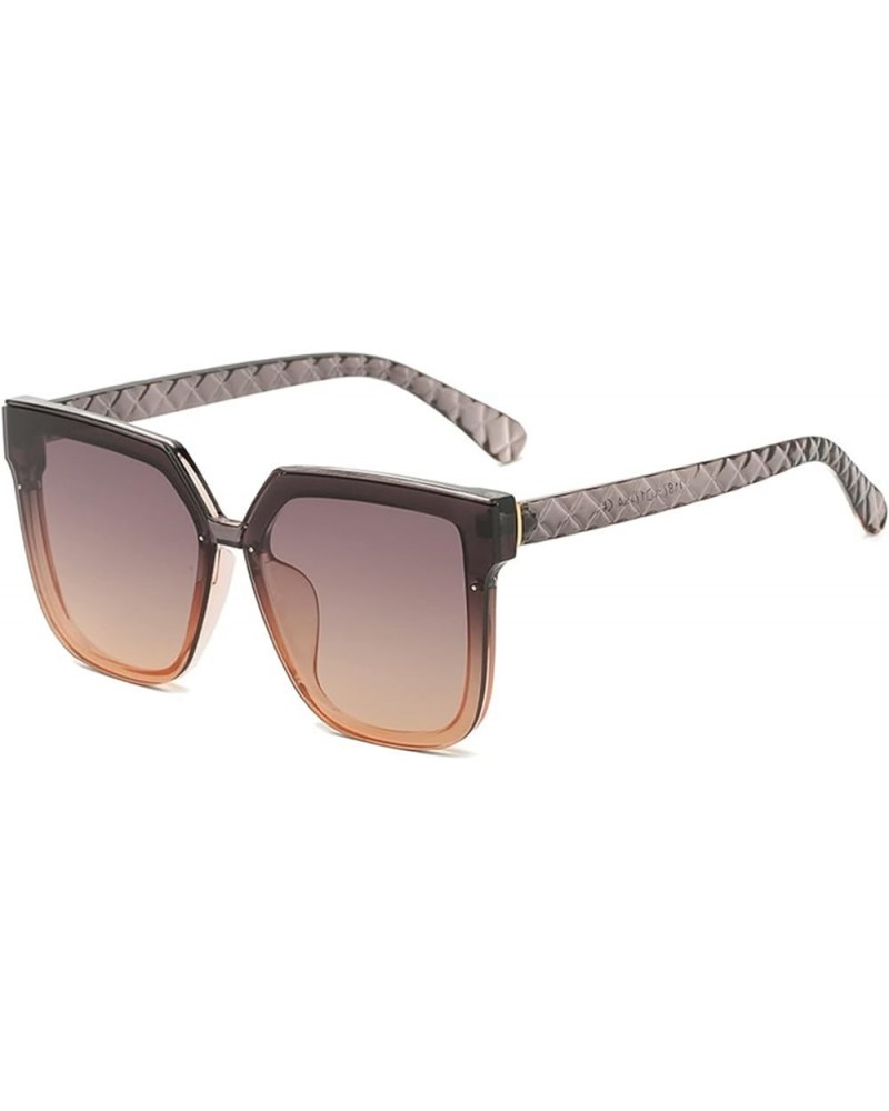 Square Ladies Sunglasses, Outdoor Vacation Beach Sunglasses (Color : D, Size : Medium) Medium G $18.86 Designer