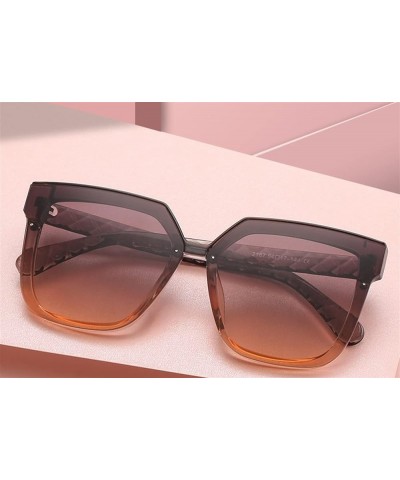 Square Ladies Sunglasses, Outdoor Vacation Beach Sunglasses (Color : D, Size : Medium) Medium G $18.86 Designer