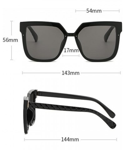 Square Ladies Sunglasses, Outdoor Vacation Beach Sunglasses (Color : D, Size : Medium) Medium G $18.86 Designer