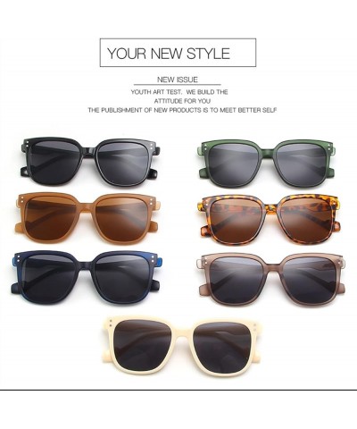 Retro Large Frame Vintage Photo Party Outdoor vacation Sunglasses For Men And Women A $14.11 Designer