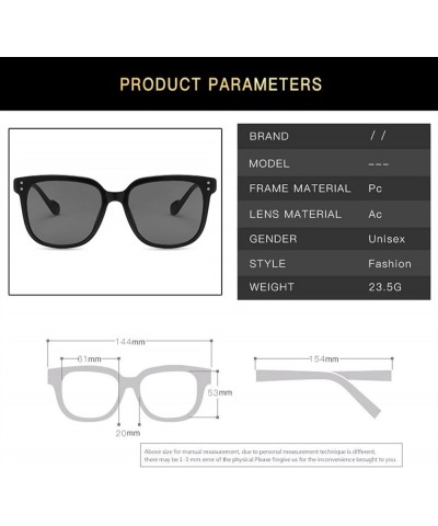 Retro Large Frame Vintage Photo Party Outdoor vacation Sunglasses For Men And Women A $14.11 Designer