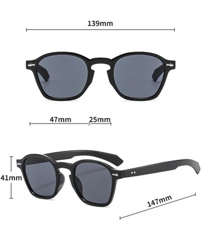 Men Women Polarized Sunglasses Fashion Protection Classic Round Frame Sunglasses Sports for Women Black One Size $6.29 Sport