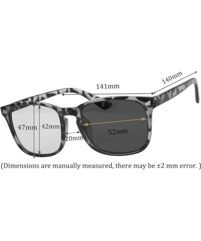 Anti Blue Ray Computer Glasses Polarized Driving Night Vision Glasses Photochromic Sunglasses Women Men-APDP8068 C1 Black Dem...