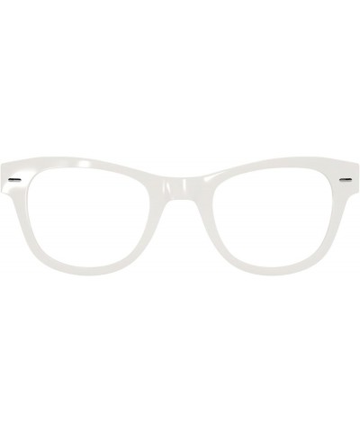 Wayhi Fronts for Shaka's Glasses- Customizable frames White $20.02 Wayfarer