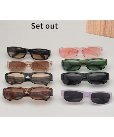 Retro Small Frame Fashion Men and Women Outdoor Vacation Decorative Sunglasses (Color : E, Size : 1) 1 C $13.71 Designer