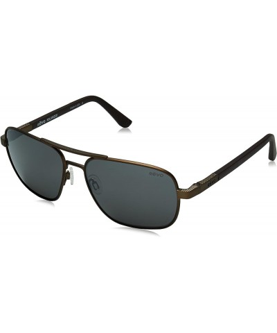 Freeman Rectangular Sunglasses Brown/Graphite $98.35 Rectangular