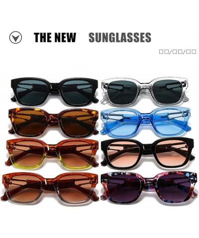 Retro Small Frame Sunglasses for Men and Women, Holiday Beach Party Glasses (Color : E, Size : Medium) Medium B $19.59 Designer