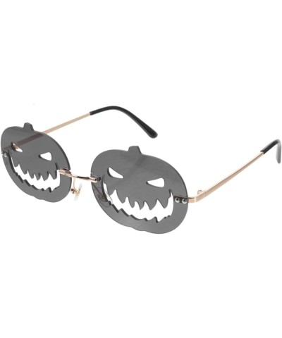 2pcs Halloween Sunglasses Halloween Costume Accessories Fashionable Halloween Glasses Hollow Pumpkin Black $14.46 Heart