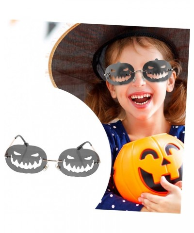 2pcs Halloween Sunglasses Halloween Costume Accessories Fashionable Halloween Glasses Hollow Pumpkin Black $14.46 Heart