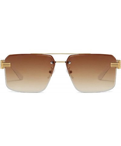 Fashionable Outdoor Sunglasses with A Large Square Frame for Men and Women (Color : A, Size : 1) 1 E $12.56 Designer