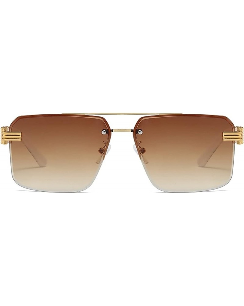 Fashionable Outdoor Sunglasses with A Large Square Frame for Men and Women (Color : A, Size : 1) 1 E $12.56 Designer