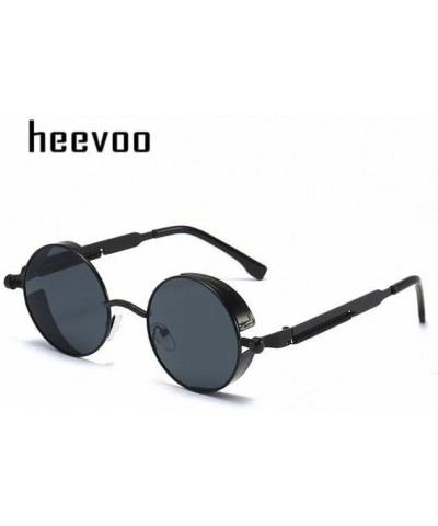 Men and Women Fashion Round Sun Glasses Gold Blue $7.94 Designer