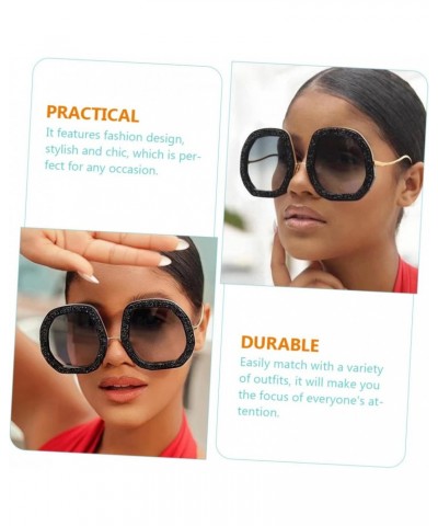 Diamond Sunglasses Sun Protection Sunglasses Stylish Sunglasses Oversized Sunglasses Women Sunglasses $7.64 Oversized