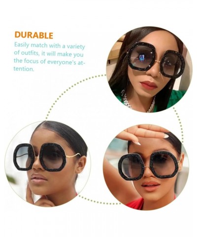 Diamond Sunglasses Sun Protection Sunglasses Stylish Sunglasses Oversized Sunglasses Women Sunglasses $7.64 Oversized