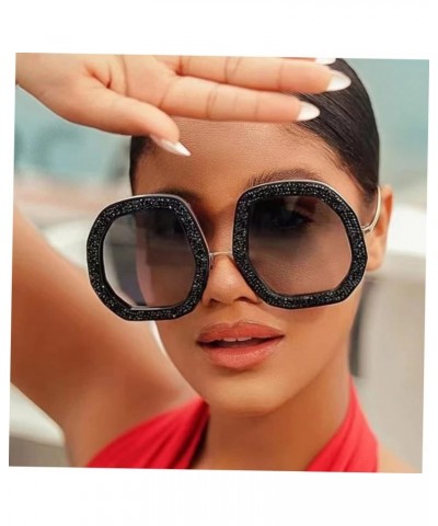 Diamond Sunglasses Sun Protection Sunglasses Stylish Sunglasses Oversized Sunglasses Women Sunglasses $7.64 Oversized