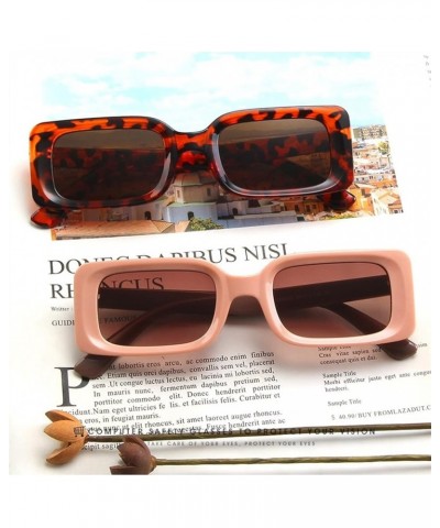 Small Frame Square Outdoor Vacation Holiday Sunglasses for Men and Women (Color : D, Size : 1) 1 C $12.37 Designer