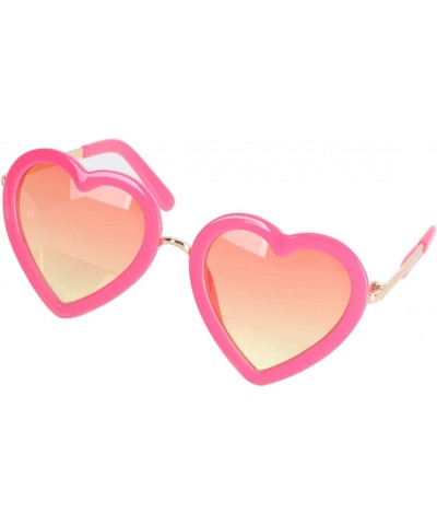 Valentine Day Sunglasses Candy Color Eyewear Love Sunglasses Heart Eyeglass Clear Sunglasses for Women Heart Shaped Sunglasse...