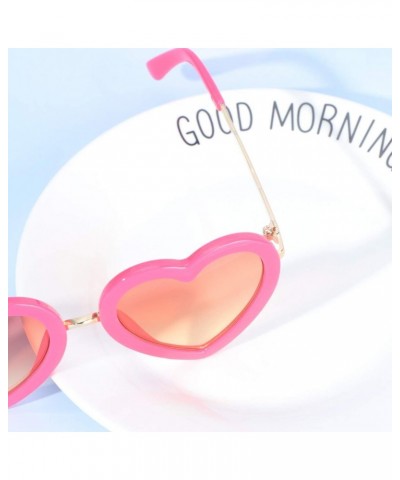 Valentine Day Sunglasses Candy Color Eyewear Love Sunglasses Heart Eyeglass Clear Sunglasses for Women Heart Shaped Sunglasse...