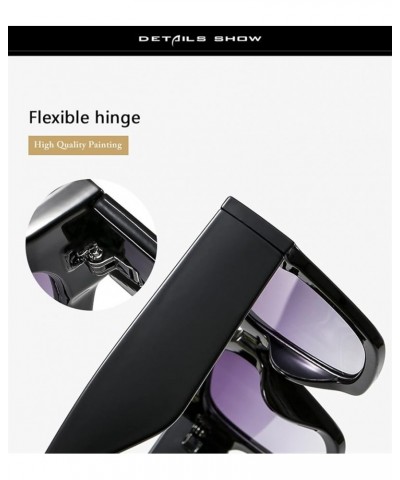 Large Frame Fashionable Decorative Sunglasses for Men and Women (Color : B, Size : 1) 1 D $16.80 Designer