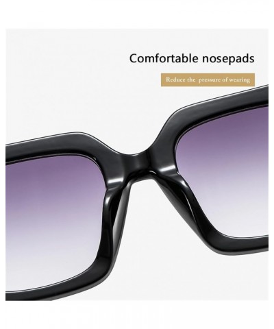 Large Frame Fashionable Decorative Sunglasses for Men and Women (Color : B, Size : 1) 1 D $16.80 Designer