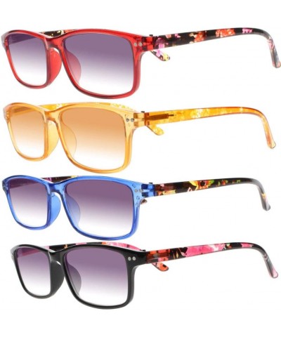 Multi-Color Women Style Tinted Lens Rectangle- Protection Outdoor Reading Glasses All 4 Colors $7.50 Rectangular