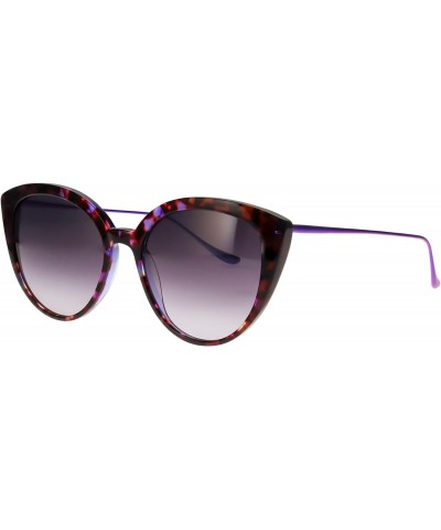 Sunglasses Model 8673 3424 Purple-blue Medium Demi $73.76 Designer