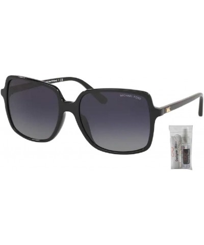 MK2098U Square Sunglasses for Women + BUNDLE with Designer iWear Eyewear Care Kit Black / Grey Gradient Polar $37.37 Square