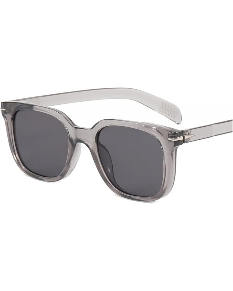 Fashion Square Men and Women Sunglasses Outdoor Vacation Beach Sunglasses Gift (Color : C, Size : 1) 1 D $17.12 Designer