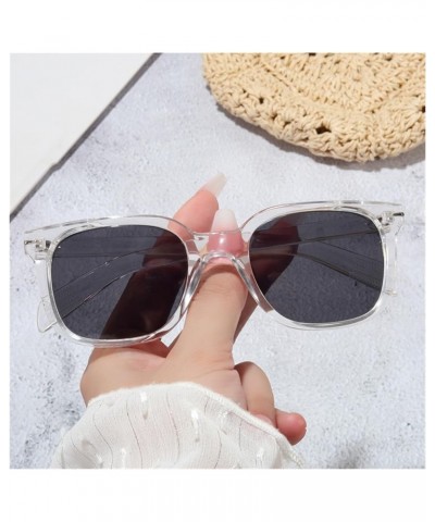 Fashion Square Men and Women Sunglasses Outdoor Vacation Beach Sunglasses Gift (Color : C, Size : 1) 1 D $17.12 Designer