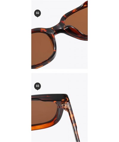 Fashion Square Men and Women Sunglasses Outdoor Vacation Beach Sunglasses Gift (Color : C, Size : 1) 1 D $17.12 Designer