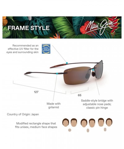 Men's and Women's Lighthouse Polarized Rimless Sunglasses, Medium, Rootbeer/Hcl Bronze Polarized, one size $51.92 Sport