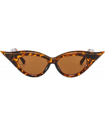 Sexy Small Cat Eye Sunglasses Women Vintage Female Party Shades Luxury Men Hip Hop Sun Glasses UV400 Eyewear Leopard $10.97 C...