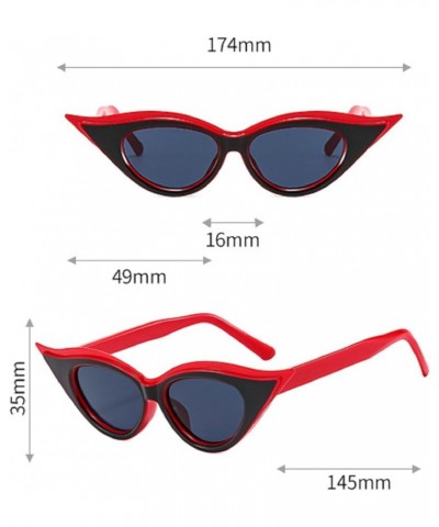 Sexy Small Cat Eye Sunglasses Women Vintage Female Party Shades Luxury Men Hip Hop Sun Glasses UV400 Eyewear Leopard $10.97 C...