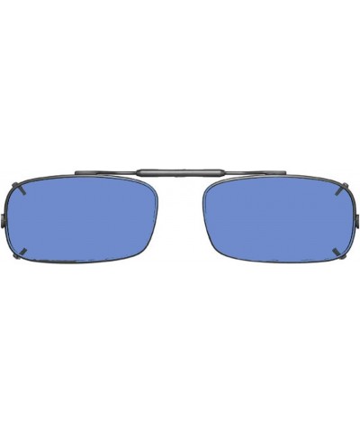 Visionaries Polarized Clip on Sunglasses - True Rec - Gun Frame - 56 x 35 Eye $33.77 Designer