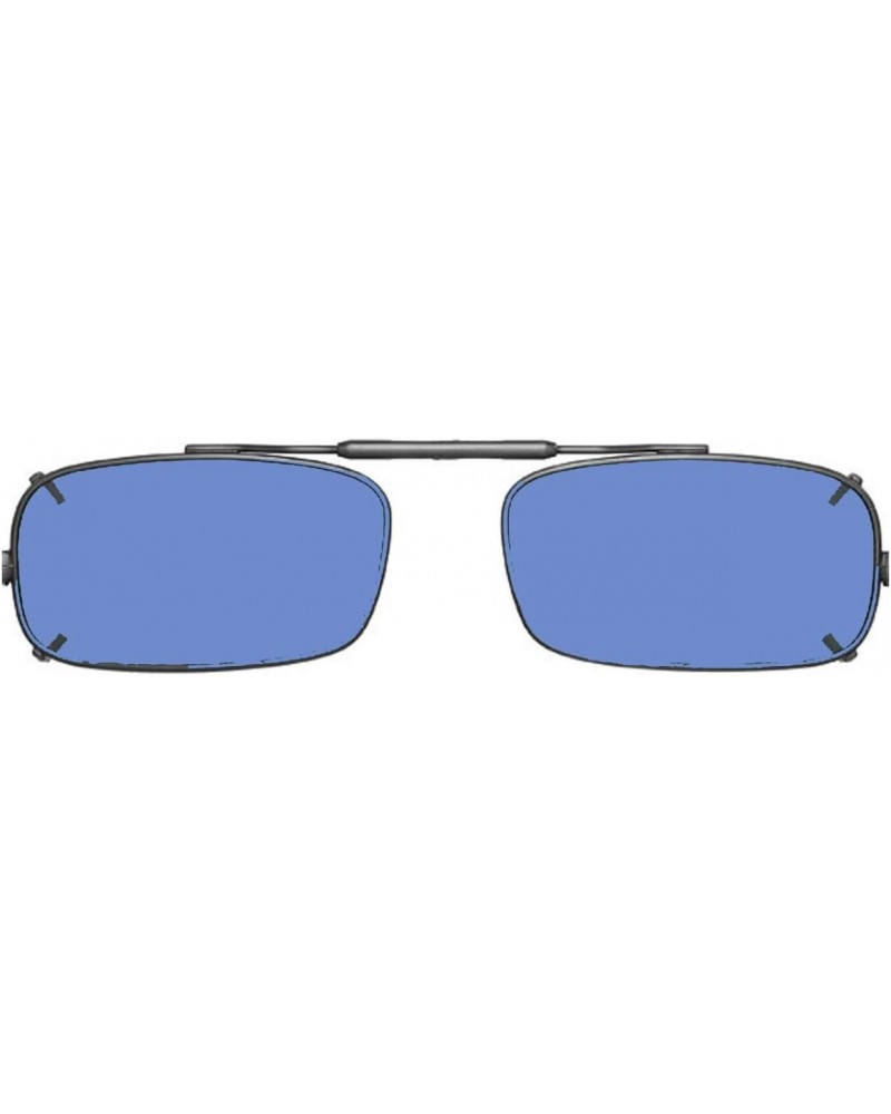 Visionaries Polarized Clip on Sunglasses - True Rec - Gun Frame - 56 x 35 Eye $33.77 Designer