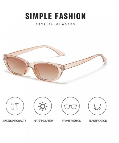 Women Small Frame Cat Eye Hip-hop Sunglasses Outdoor Vacation Beach Decorative Sunglasses (Color : 2, Size : 1) 1 8 $11.94 Ca...