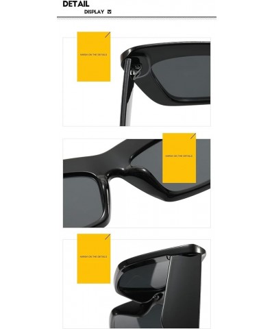 Triangle cat Eye Retro Hip hop Sunglasses for Men and Women Outdoor (Color : G, Size : 1) 1 B $13.67 Designer