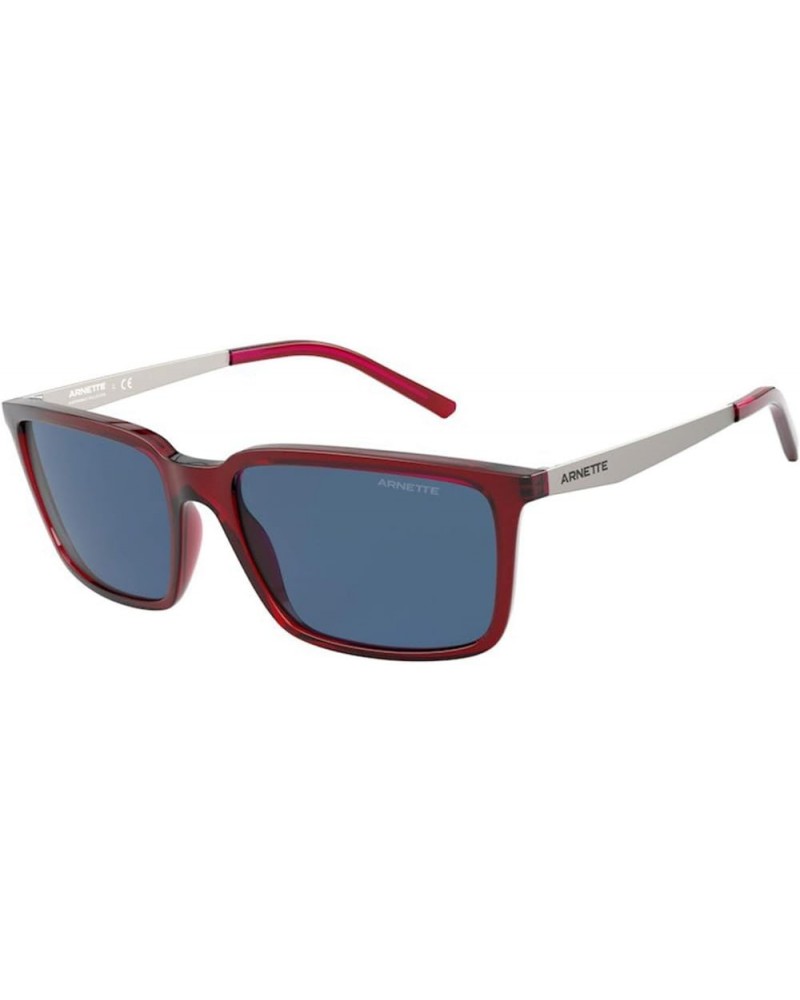 Men's an 4270 Rectangular Sunglasses Shiny Bordeaux $27.64 Rectangular