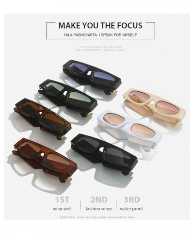 Fashion Small Frame Men and Women Sunglasses Outdoor Vacation Photo Decorative Sunglasses (Color : 2, Size : 1) 1 5 $11.54 De...