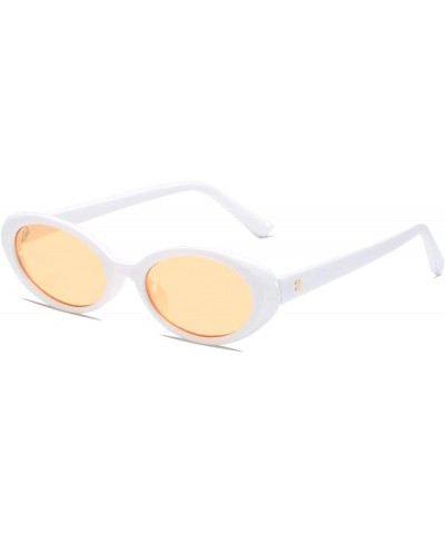 Small Frame Oval Frame Sunglasses for Men and Women, Sports Outdoor Glasses (Color : B, Size : Medium) Medium H $16.66 Sport