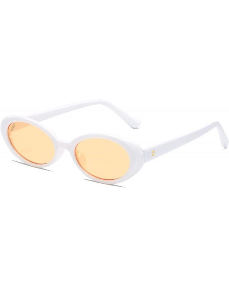 Small Frame Oval Frame Sunglasses for Men and Women, Sports Outdoor Glasses (Color : B, Size : Medium) Medium H $16.66 Sport