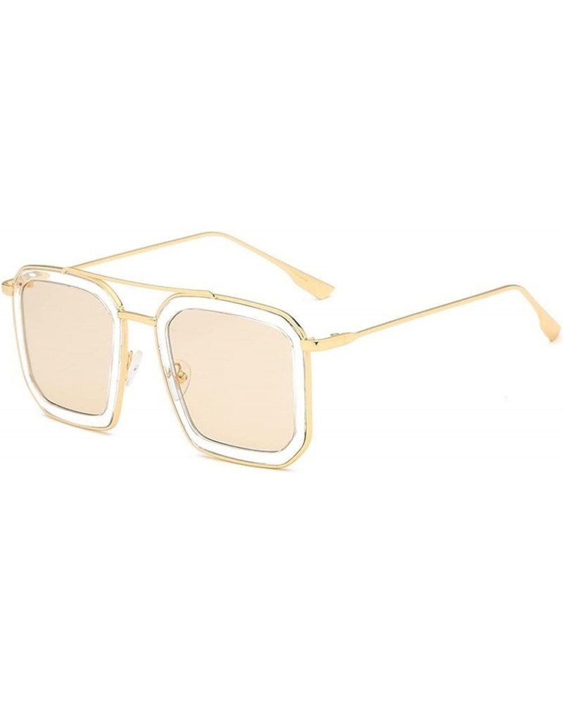 Women's Large Frame Irregular Sunglasses, Outdoor Vacation Beach Glasses (Color : A, Size : Medium) Medium A $25.75 Designer