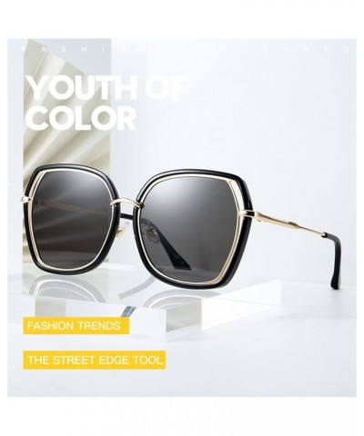 Large Frame Fashion Men and Women Street Sunglasses Outdoor Beach Sun Shades (Color : E, Size : Medium) Medium C $16.82 Designer