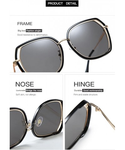 Large Frame Fashion Men and Women Street Sunglasses Outdoor Beach Sun Shades (Color : E, Size : Medium) Medium C $16.82 Designer