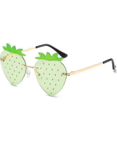 Cute Strawberry Shape Sunglasses for Women Men Girls Boys Party Prom Accessories Halloween Christmas Costumes Glasses (Red) G...