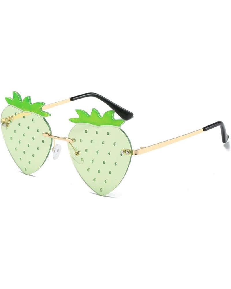 Cute Strawberry Shape Sunglasses for Women Men Girls Boys Party Prom Accessories Halloween Christmas Costumes Glasses (Red) G...