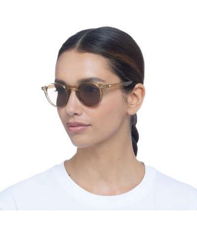 Galavant Sunglasses Beige $37.10 Round