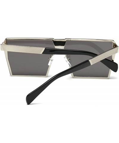 Square Large Frame Outdoor Holiday Beach Party Decorative Sunglasses (Color : E, Size : 1) 1 B $14.15 Designer