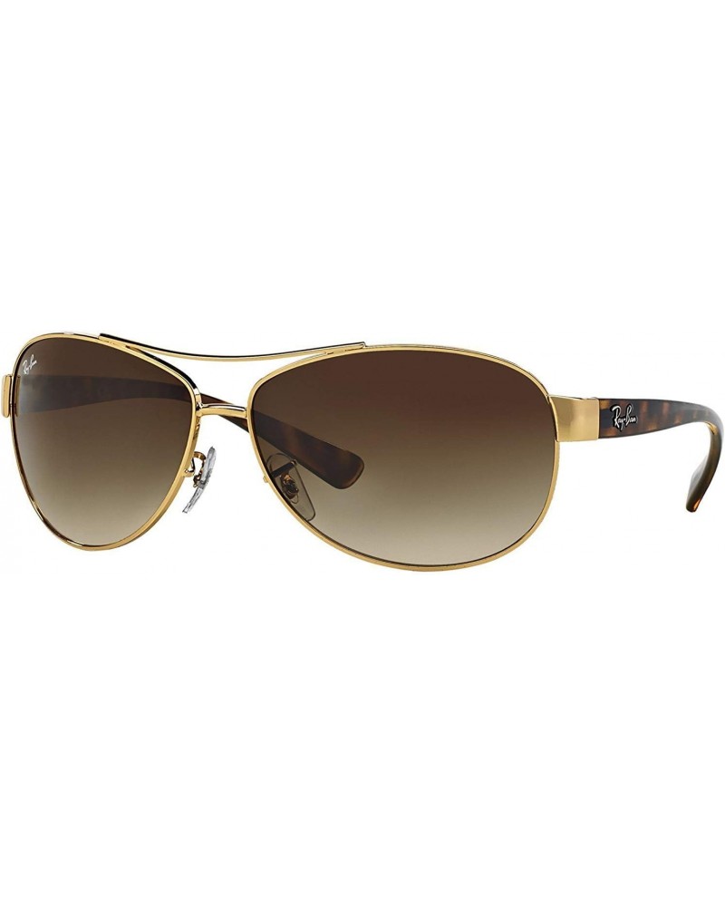 Sunglasses - RB3386 / Frame: Gold Lens: Brown Gradient (63mm) $78.89 Aviator