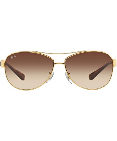 Sunglasses - RB3386 / Frame: Gold Lens: Brown Gradient (63mm) $78.89 Aviator